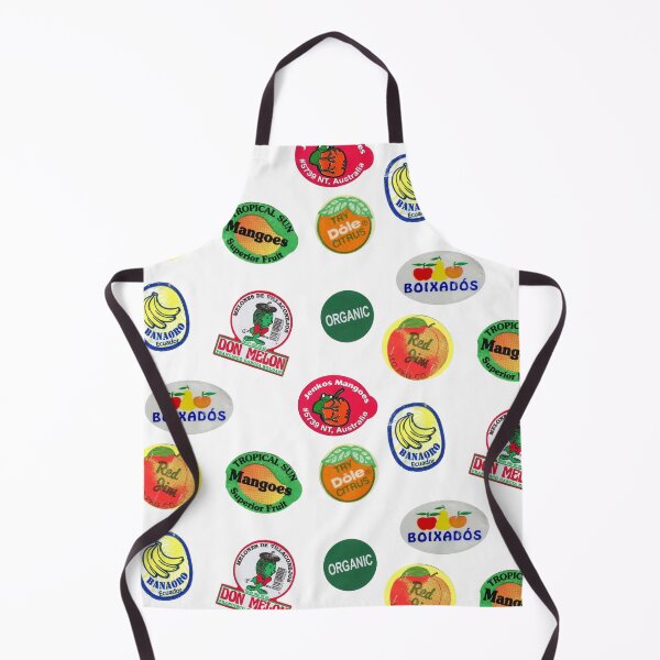 Item preview, Retro Fruit Sticker Labels Vintage Sticker Pack designed and sold by Not a front for Large Explosives...