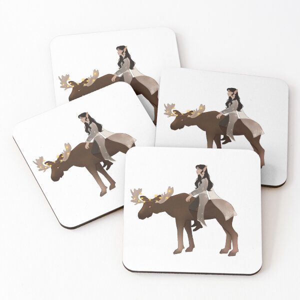 Item preview, Moose & Elf designed and sold by WyldflowerArt.