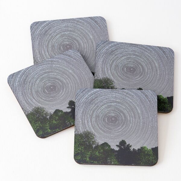 Item preview, stars dancing through the trees on a cold winter day designed and sold by aim4adventure.