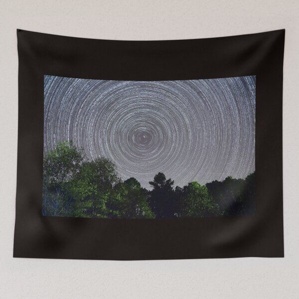 Item preview, stars dancing through the trees on a cold winter day designed and sold by aim4adventure.