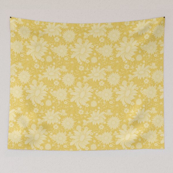 Item preview, Yellow Wildflower Floral Pattern designed and sold by Justdoodlins.