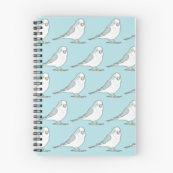 Item preview, The Budge on Repeat (Classic Blue) - Budgie Pattern designed and sold by carrierbudge.