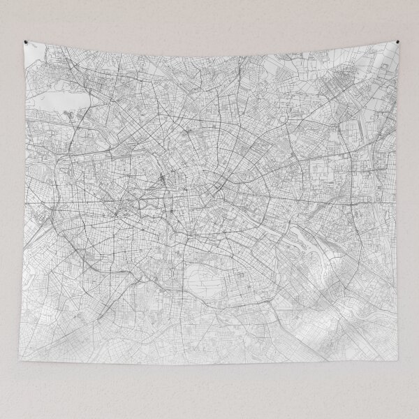 Item preview, Berlin Map, Art Print By LandSartprints designed and sold by LandSartprints.