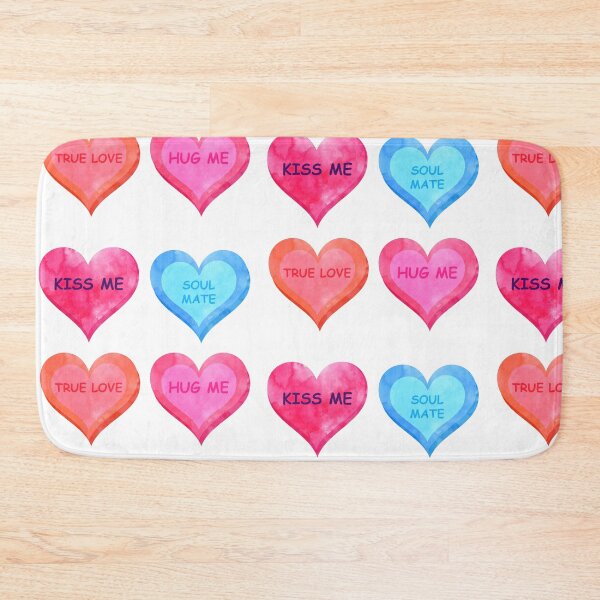 Item preview, Watercolor Valentine Candy Hearts pack designed and sold by MisPuHoney.