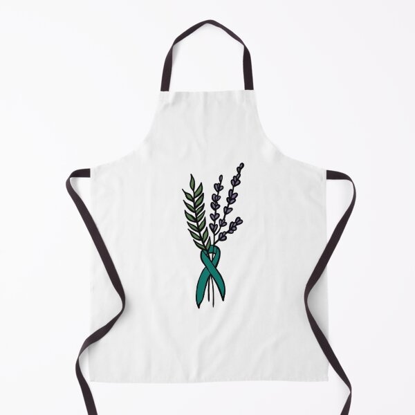 Item preview, Ovarian Cancer Ribbon with Lavender and Olive Branch designed and sold by Katie Histing.