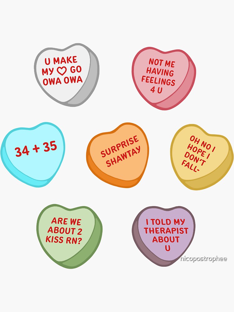 Sweetheart Candies Decal
