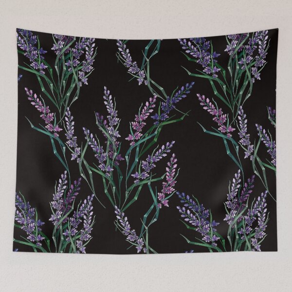 Item preview, Embroidery lavender flowers designed and sold by matrioshka.