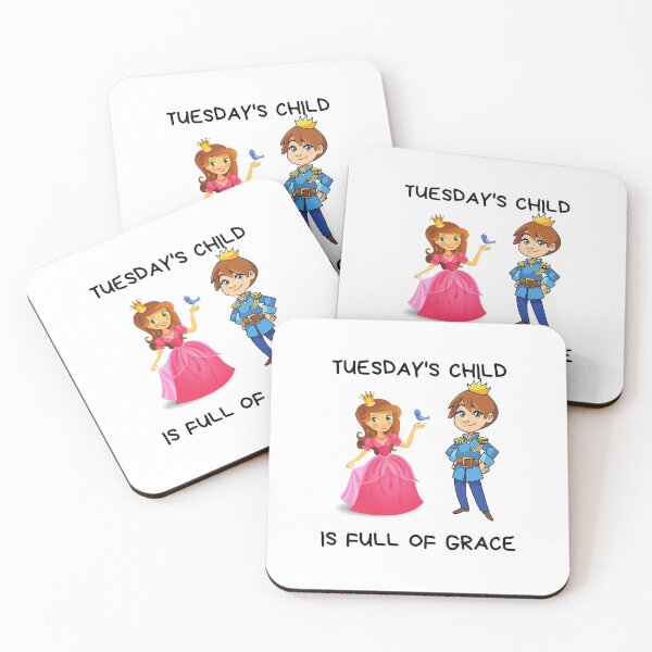 Item preview, Tuesday's Child Is Full Of Grace. designed and sold by MacjarrGems.