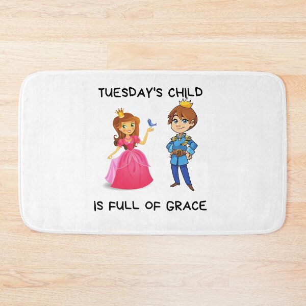 Item preview, Tuesday's Child Is Full Of Grace. designed and sold by MacjarrGems.