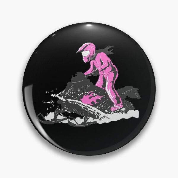 Item preview, Female Snowmobiling in Pink designed and sold by EverythingKawai.