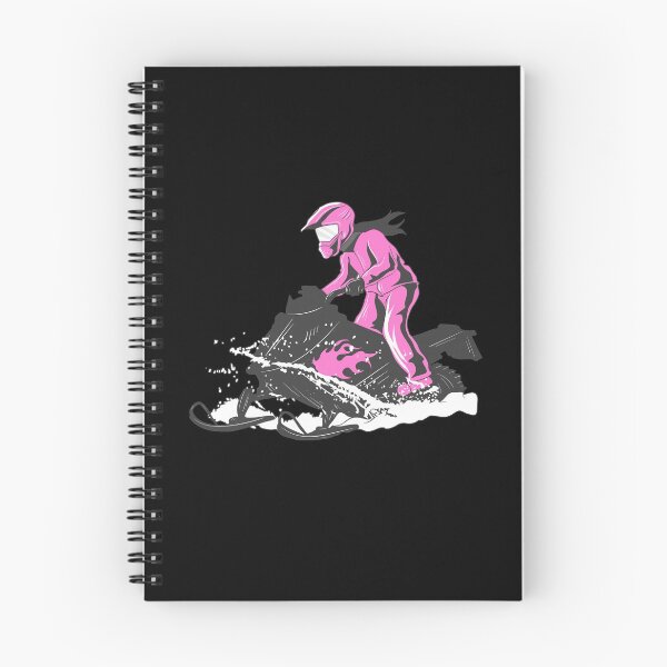 Item preview, Female Snowmobiling in Pink designed and sold by EverythingKawai.