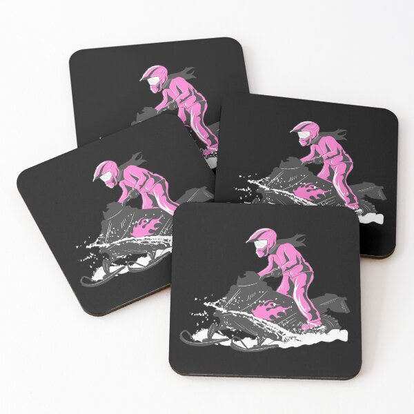 Item preview, Female Snowmobiling in Pink designed and sold by EverythingKawai.
