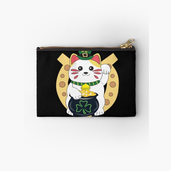 Item preview, St Patricks Day Maneki Neko - St Patricks Day designed and sold by YueHeng Creates ⭐⭐⭐⭐⭐.