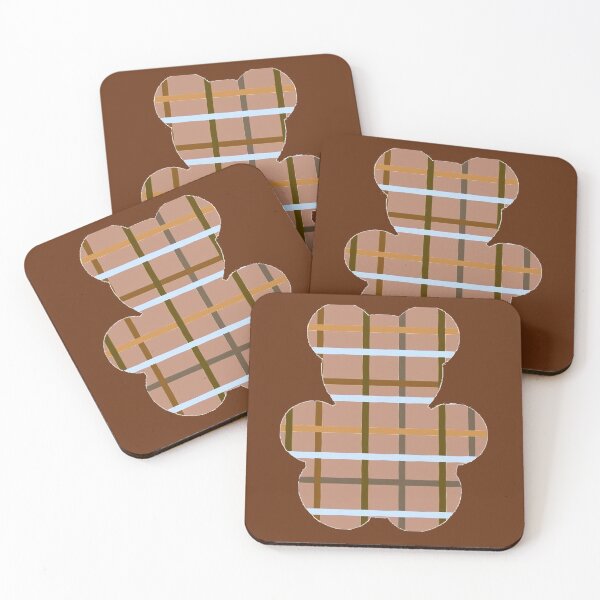 Item preview, Cute Brown Plaid Teddy Bear designed and sold by KDStout.