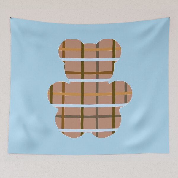 Item preview, Cute Brown Plaid Teddy Bear designed and sold by KDStout.