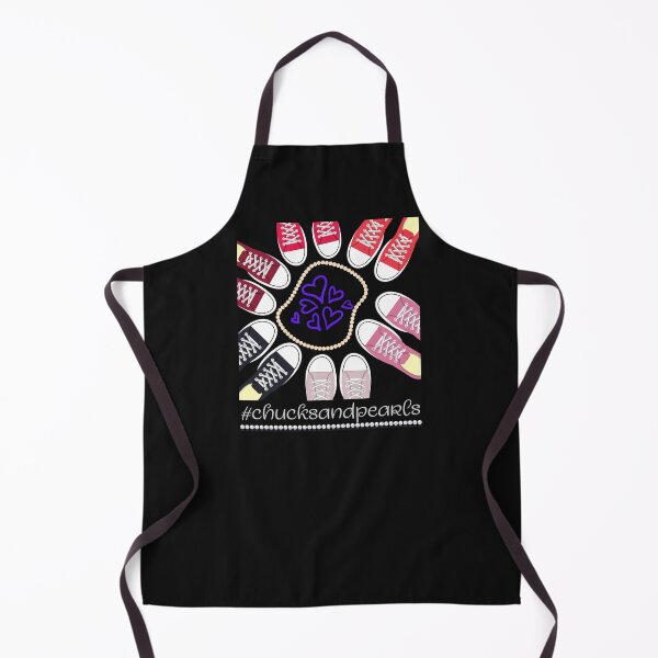 Item preview, #chucksandpearls Sneakers and Pearls Kamala Harris Feminist Girl Power designed and sold by BlessItAllTees.