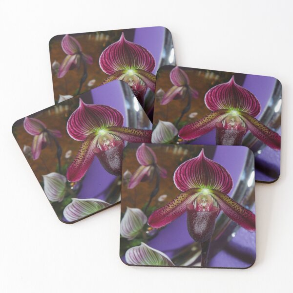 Item preview, Dark Red, Exotic Lady Slipper Orchid designed and sold by Rivercoatl.