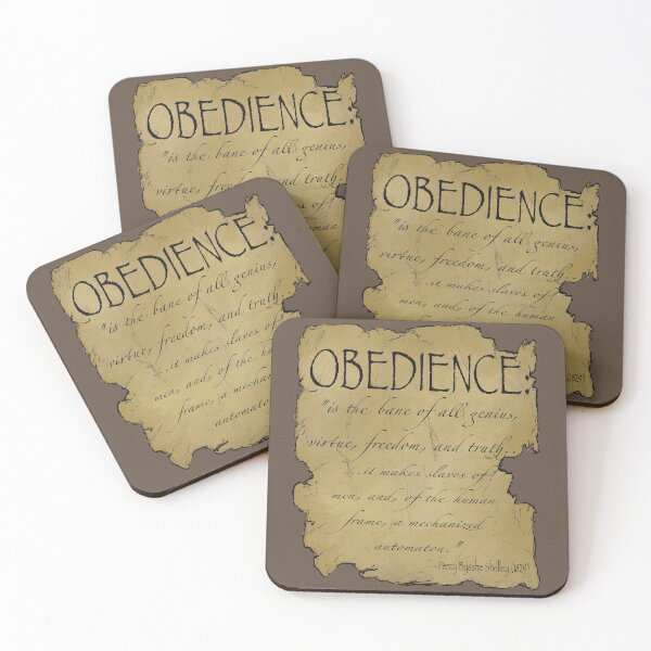 Item preview, Obedience Makes Slaves designed and sold by AeonicLiberty.