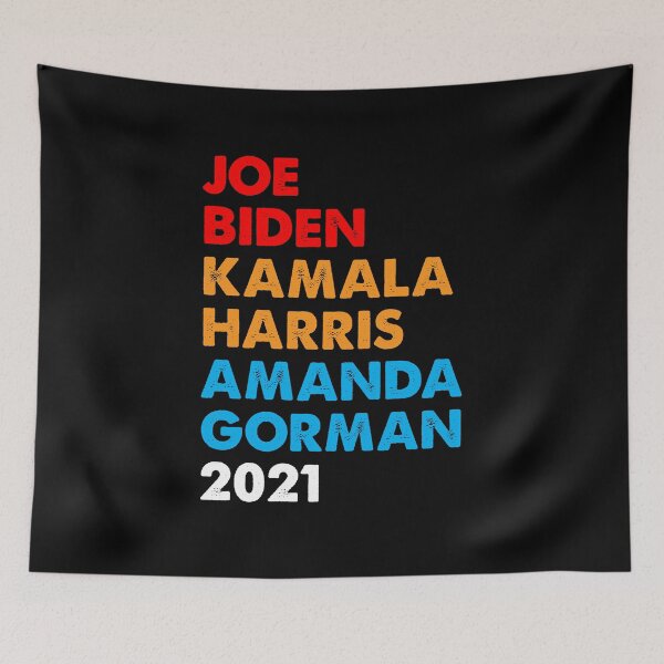 Item preview, JOE BIDEN KAMALA HARRIS AMANDA GORMAN 2021 designed and sold by Kaliarizone.