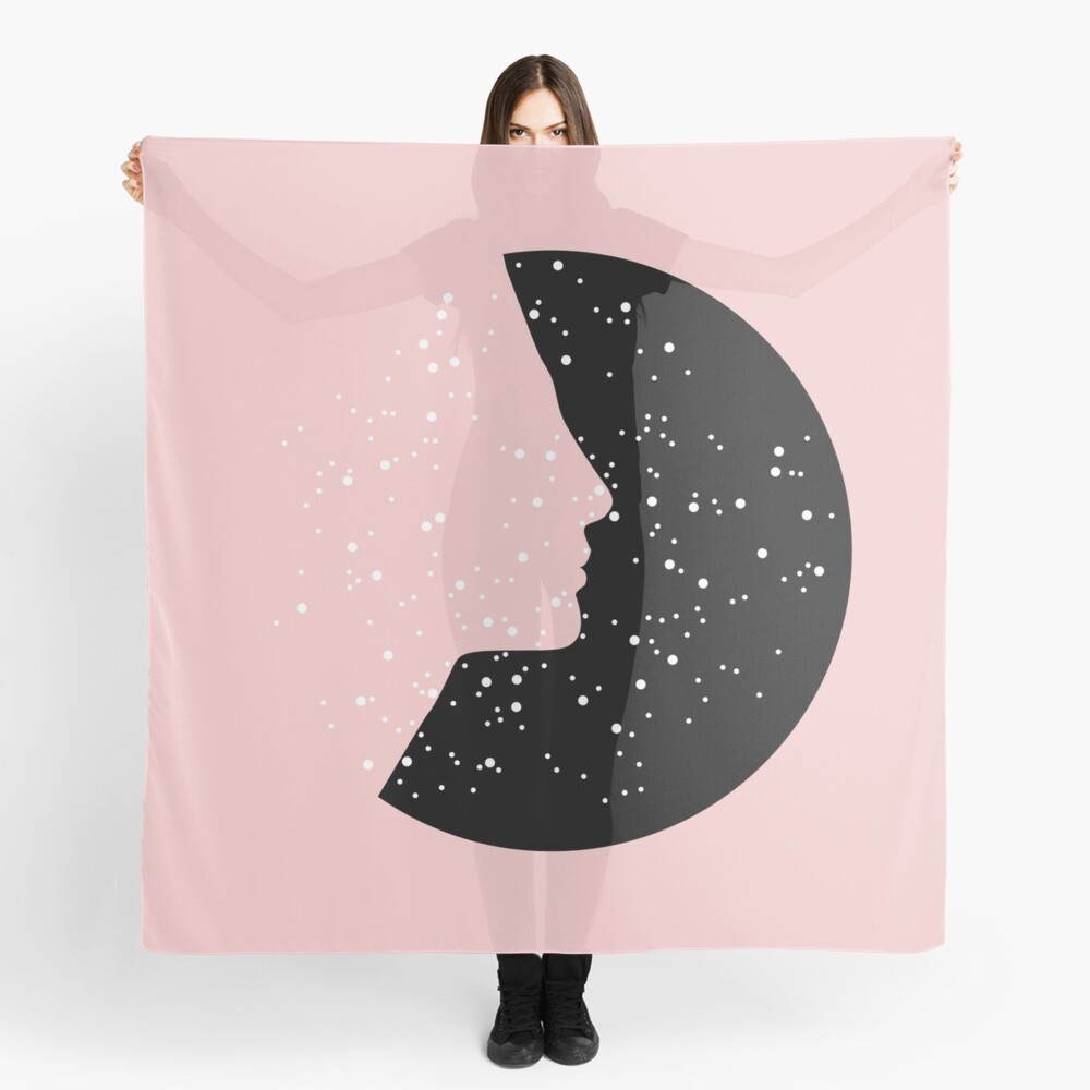 MC Nefertiti Black Scarf