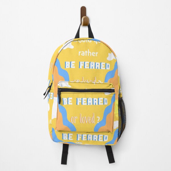 Item preview, Would you rather be feared or loved? designed and sold by Gabrielle Freitas.