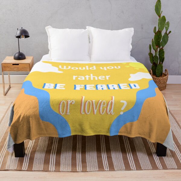 Item preview, Would you rather be feared or loved?  designed and sold by Gabrielle Freitas.