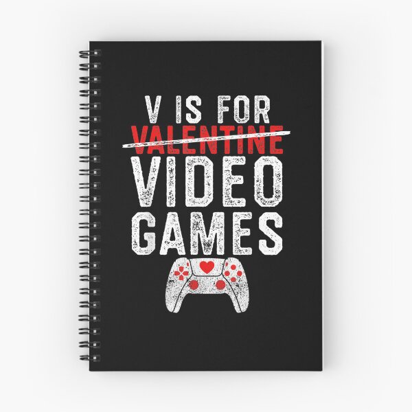 Item preview, V is for Video Games Valentines Day Gamer Men Boys Gift designed and sold by markknotts.