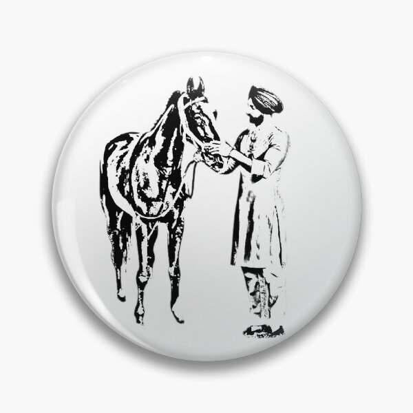 Item preview, Punjabi Guy with Horse  designed and sold by Desi  Merch.