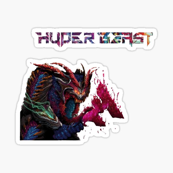 "Hyper Beast " Sticker for Sale by LonsdaleKa Redbubble