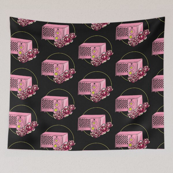 Item preview, Pink Vintage Radio designed and sold by TheRadioFam.