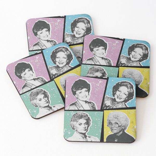 Thank You For Being A Friend Golden Girls Funny Coasters (Set of 4)