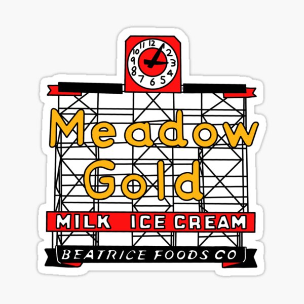 Item preview, Meadow gold sign route 66 designed and sold by Zenith Mtn. Goods.