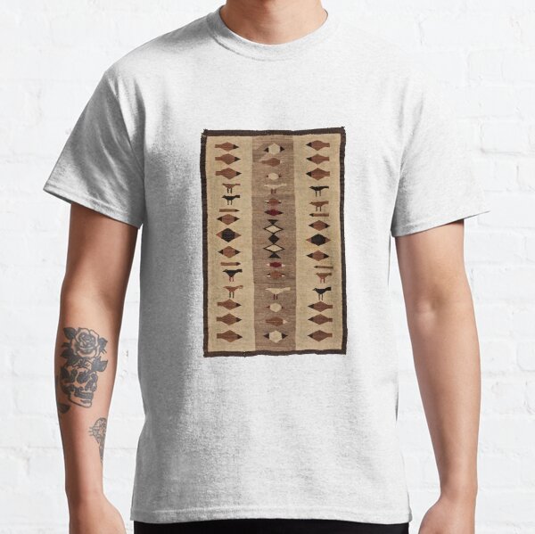 NAVAJO WEAVED PICTORAL ART ANIMAL FIGURES 1920 Classic T-Shirt