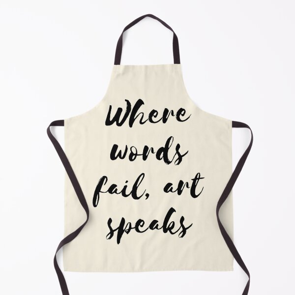 Item preview, Where words fail, art speaks  designed and sold by CharityArtisium.