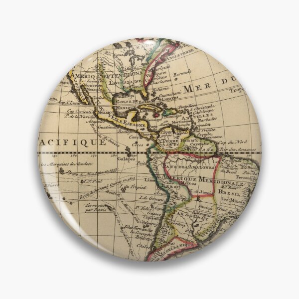 Item preview, Mappemonde World Map 18th designed and sold by ganje.