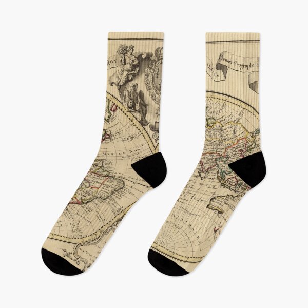 Item preview, Mappemonde World Map 18th designed and sold by ganje.