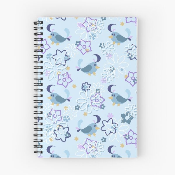 Item preview, Flowery Blue Bird Pattern designed and sold by SaradaBoru.