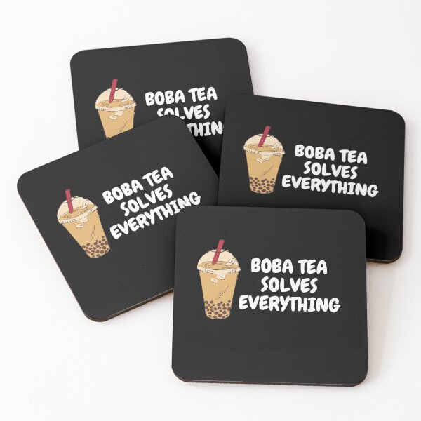 Item preview, Boba Tea Solves Everything designed and sold by Crafty-Mornings.