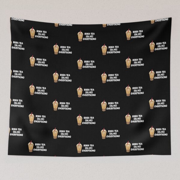 Item preview, Boba Tea Solves Everything designed and sold by Crafty-Mornings.