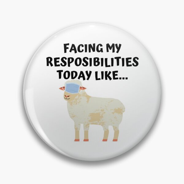 Item preview, Masked Sheep Meme designed and sold by Vibing-Right.