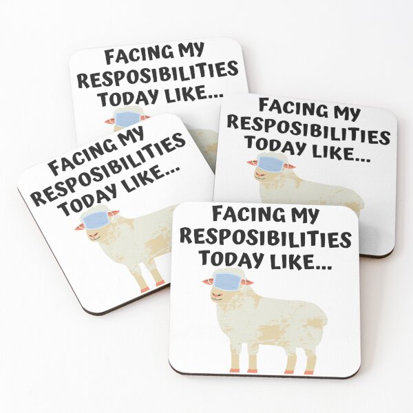 Item preview, Masked Sheep Meme designed and sold by Vibing-Right.