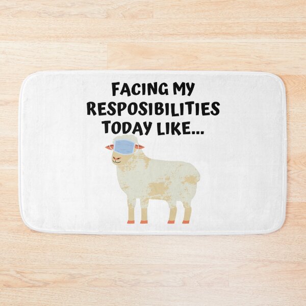 Item preview, Masked Sheep Meme designed and sold by Vibing-Right.