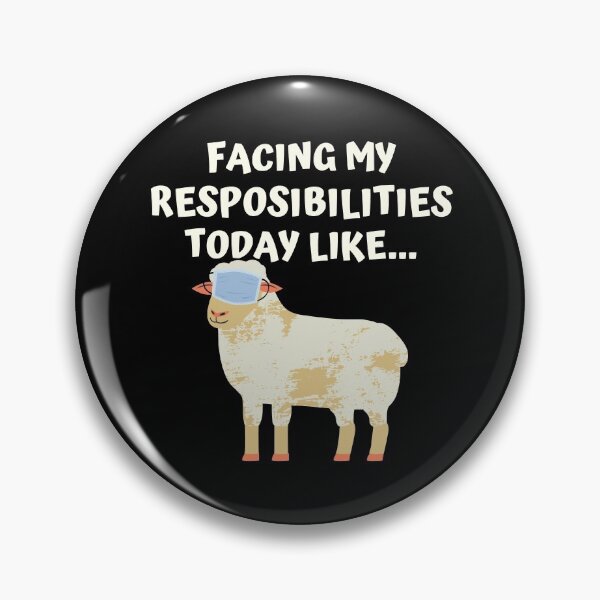 Item preview, Masked Sheep Meme designed and sold by Vibing-Right.