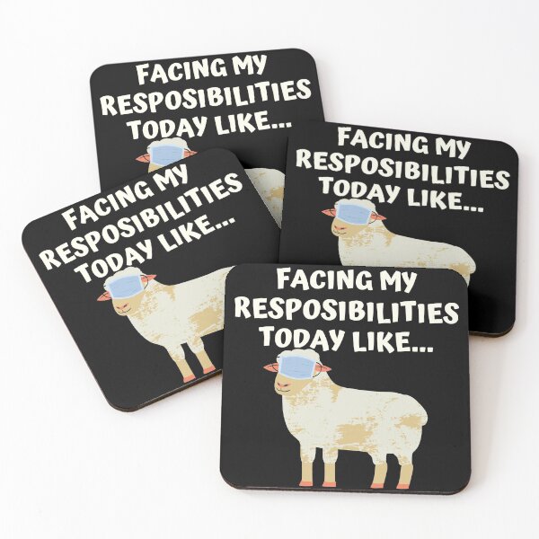 Item preview, Masked Sheep Meme designed and sold by Vibing-Right.