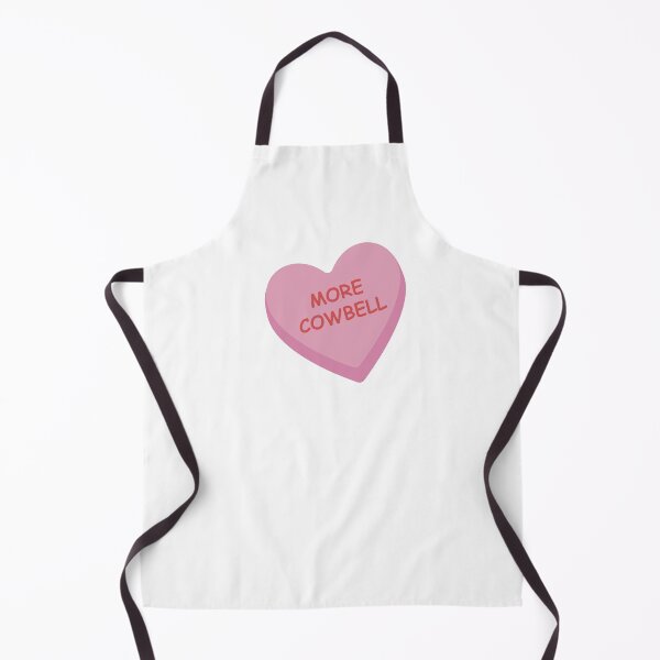 Item preview, "More Cowbell" Funny Pink Candy Heart designed and sold by burlybot.