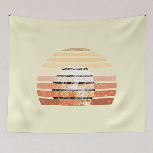 Item preview, Mini Labradoodle Sunset - Vintage designed and sold by TKsTees.