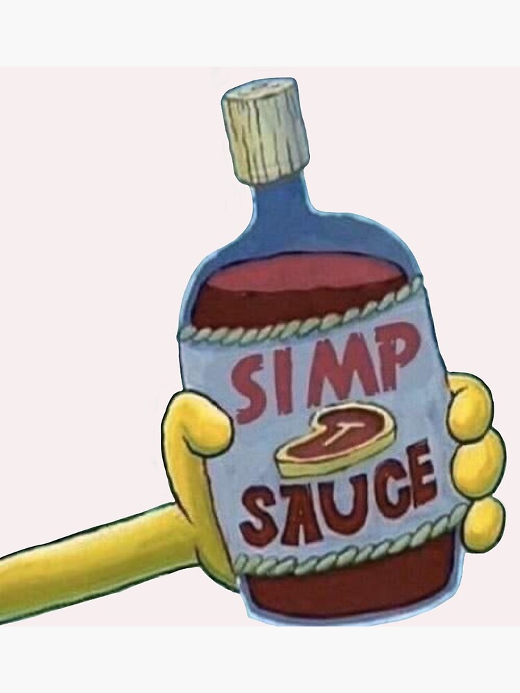 "spongebob // simp sauce" Photographic Print by JulianaM14 Redbubble