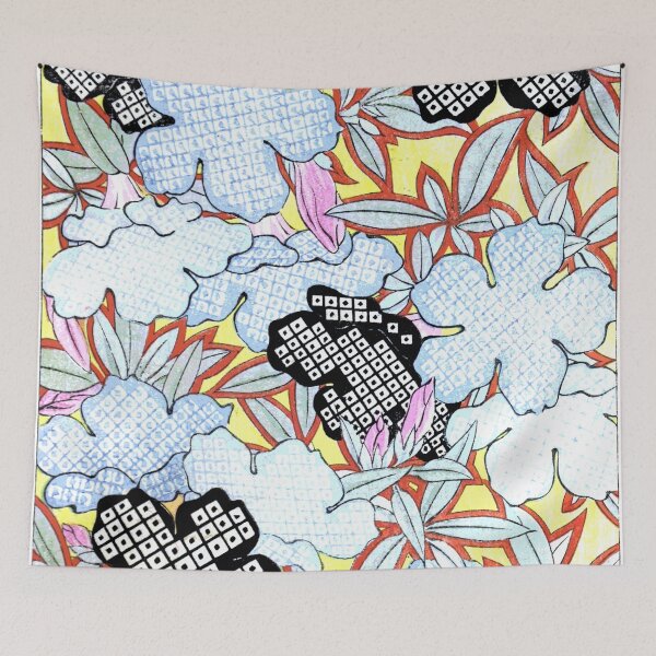 Item preview, Japanese Vintage illustration pattern flower design designed and sold by Rantan1618.