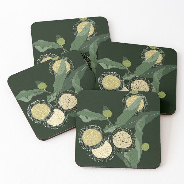 Item preview, Australian gum blossoms abstract Eucalyptus flower designed and sold by ahahdodo.