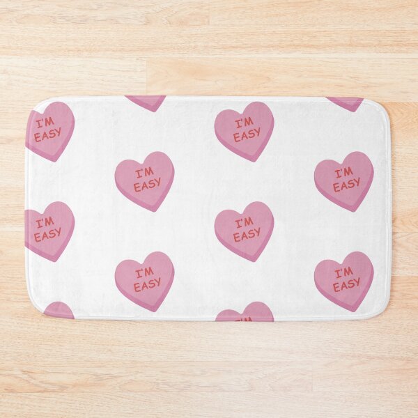 Item preview, "I'm Easy" Funny Pink Candy Heart designed and sold by burlybot.